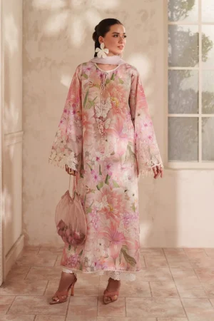 Unstitched 3 Piece Lawn Digital Printed Suit With Printed Lawn Dupatta